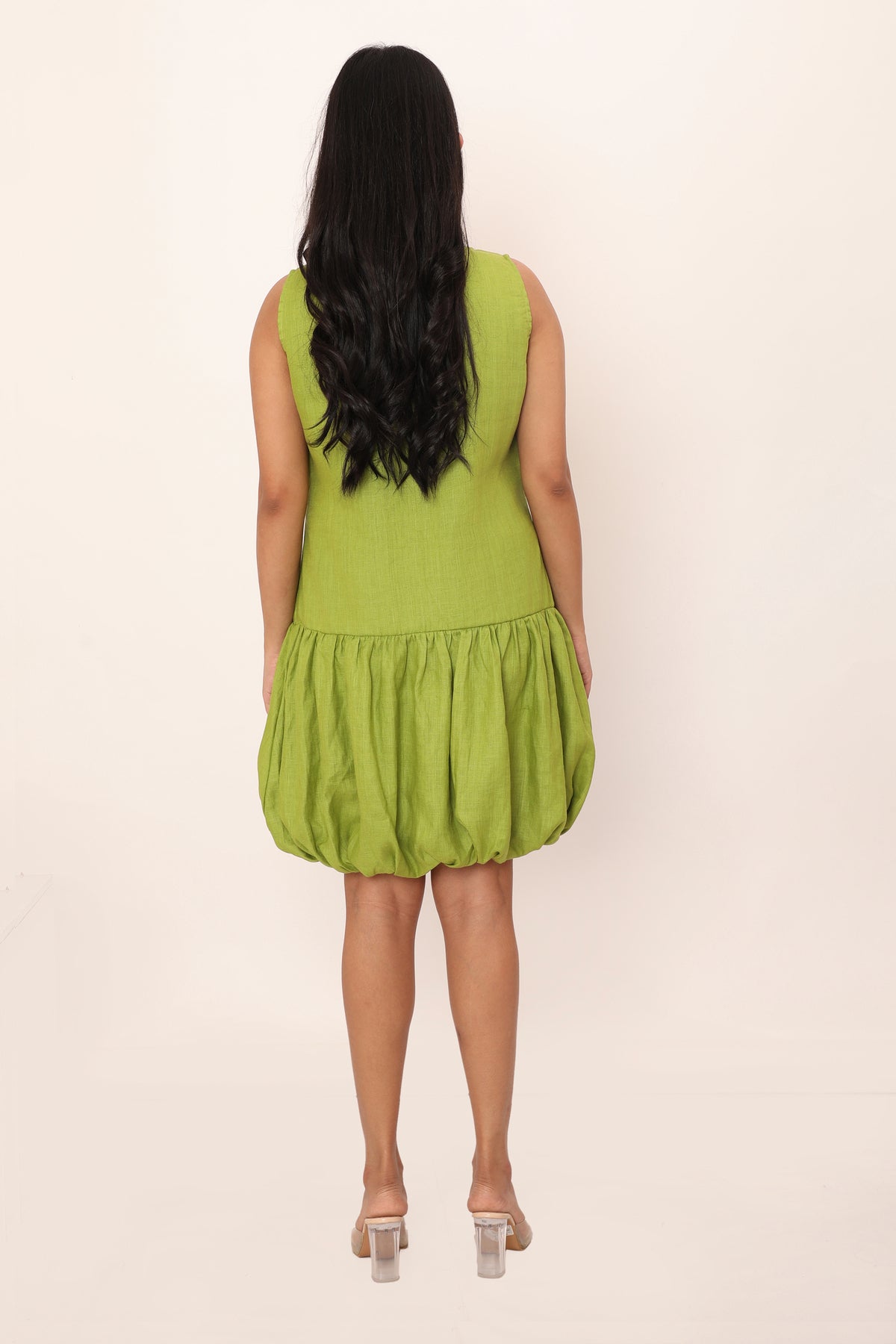 Dahlia Dress Shamrock Green