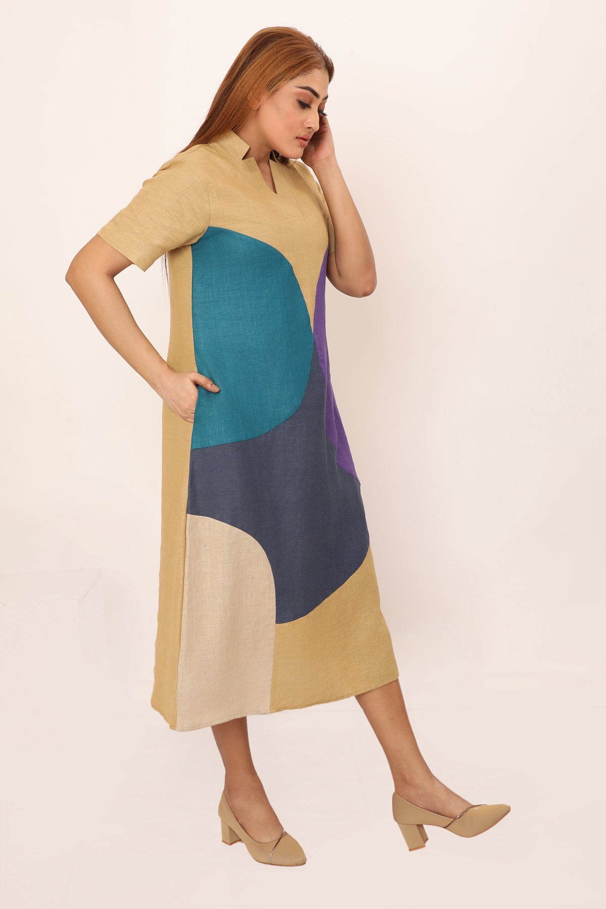Ivy Dress Ecru Beige
