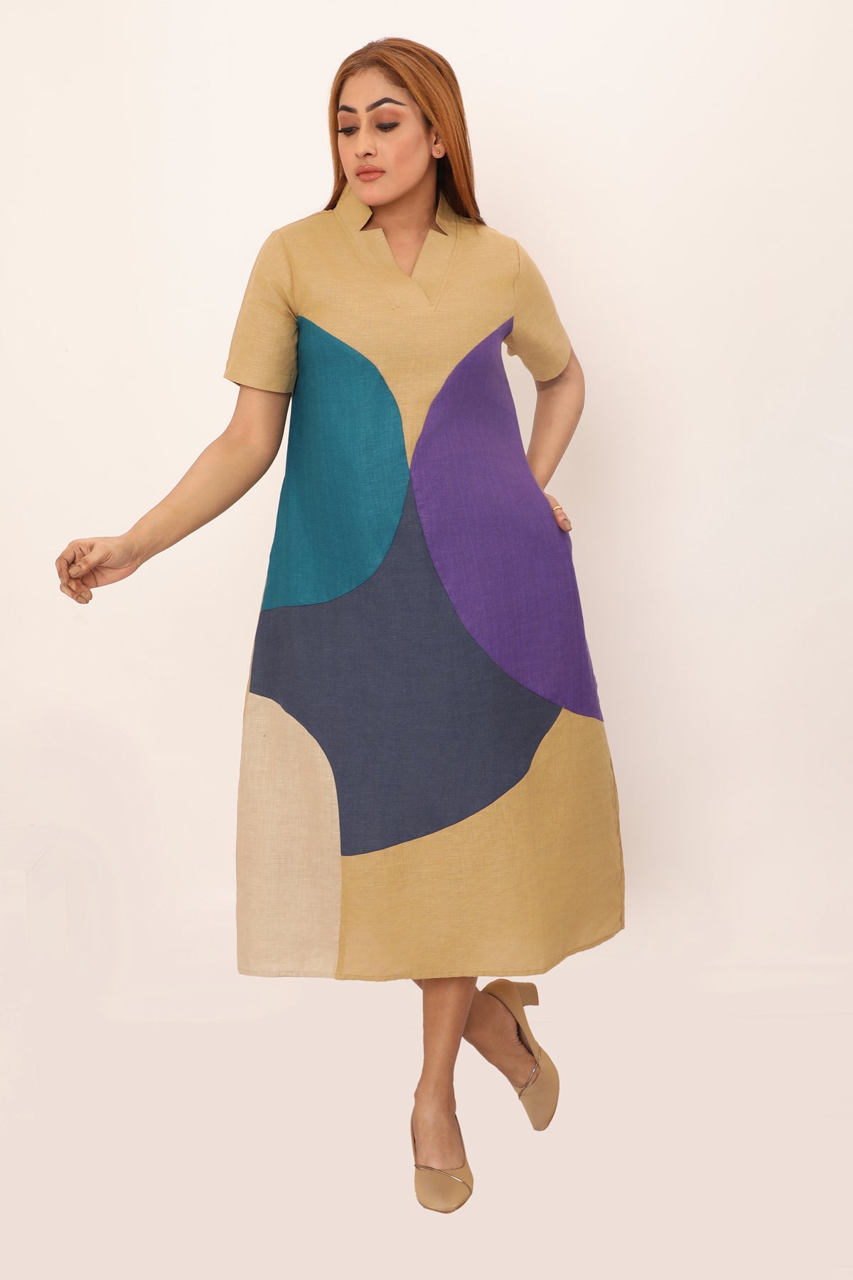 Ivy Dress Ecru Beige