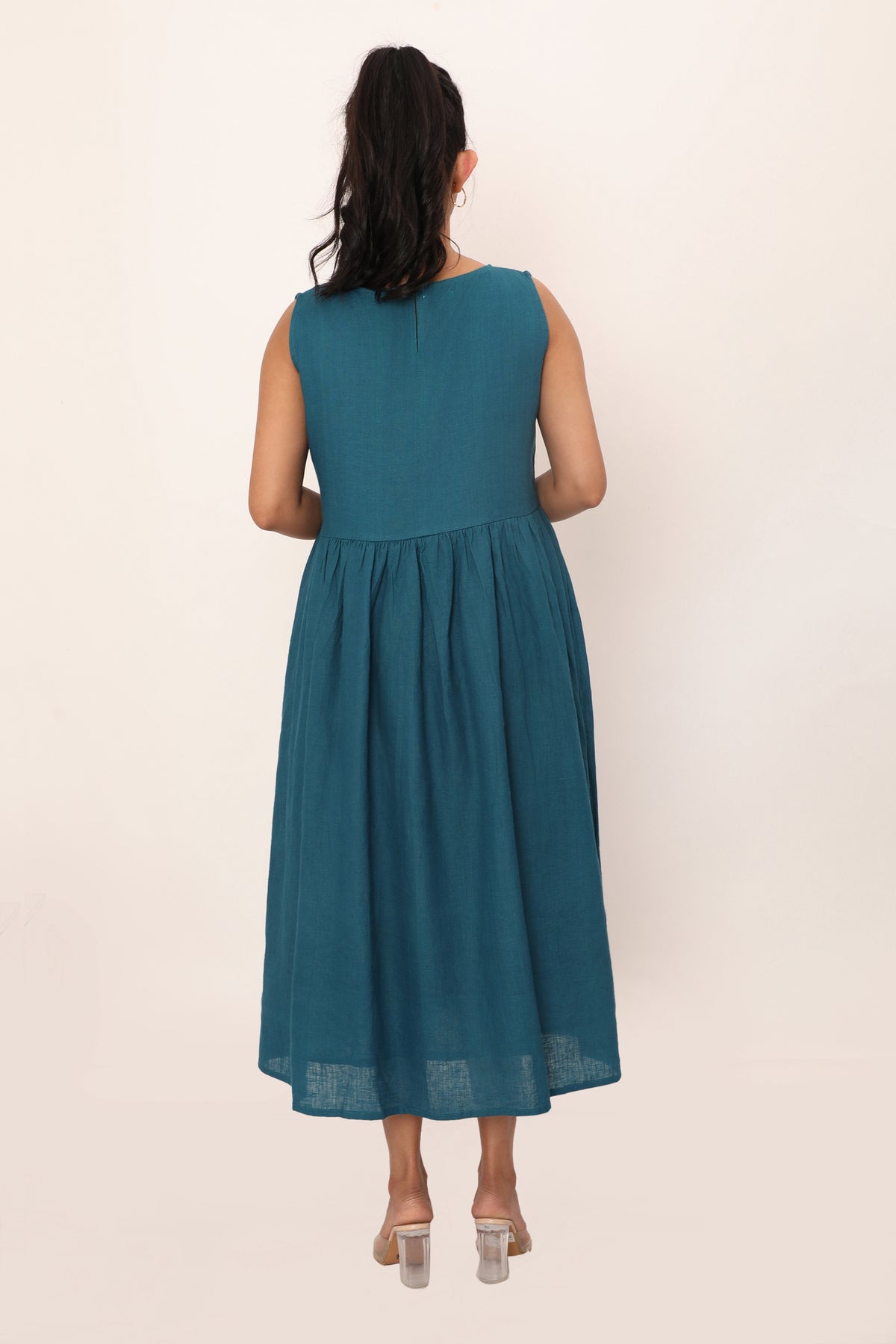 Nyla Dress Agave Teal