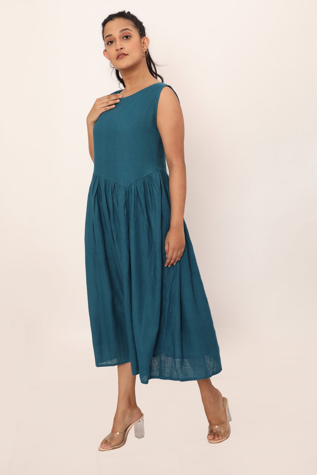 Nyla Dress Agave Teal