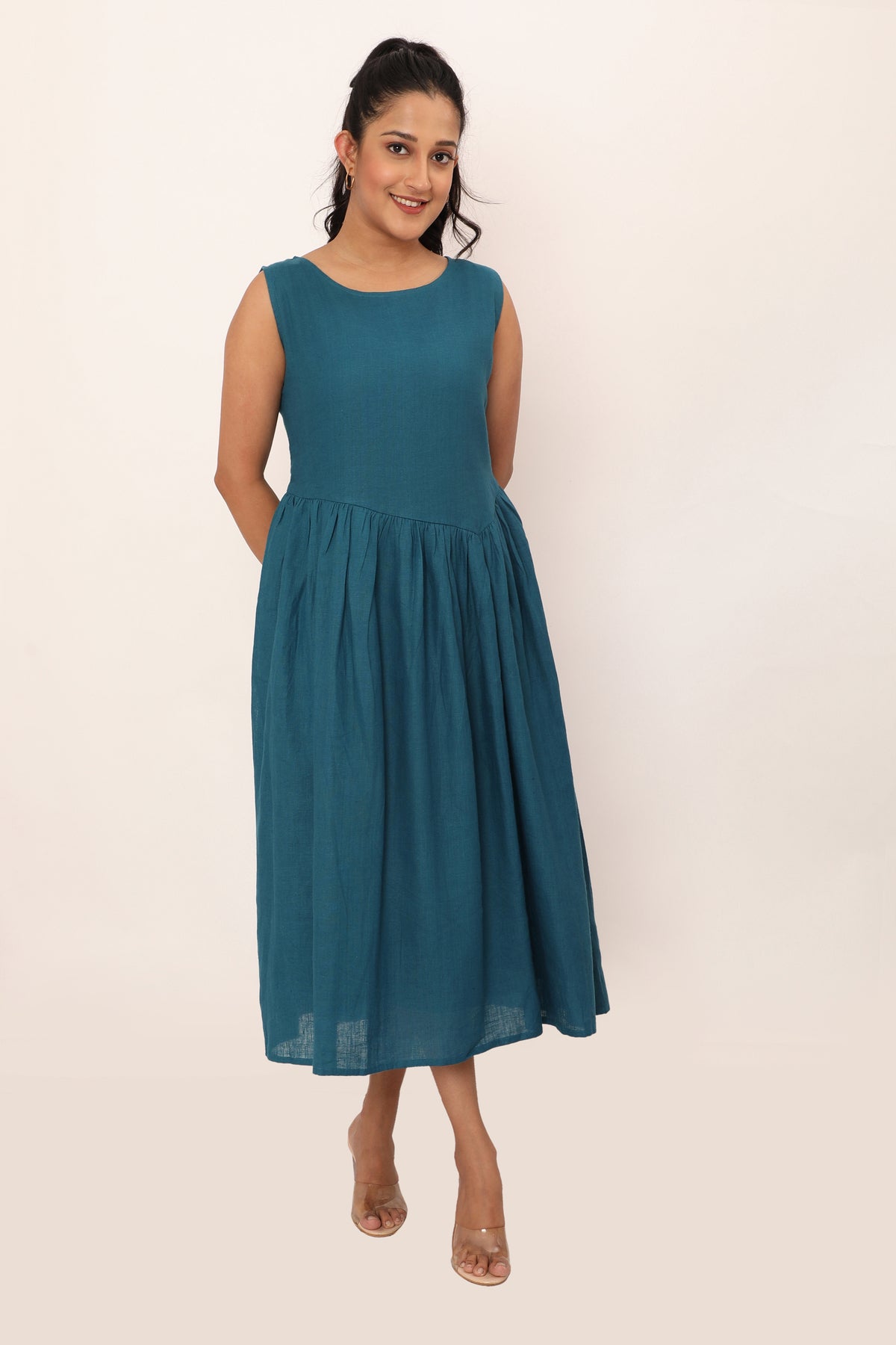 Nyla Dress Agave Teal