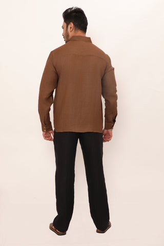 Rory Shirt Chikoo Brown