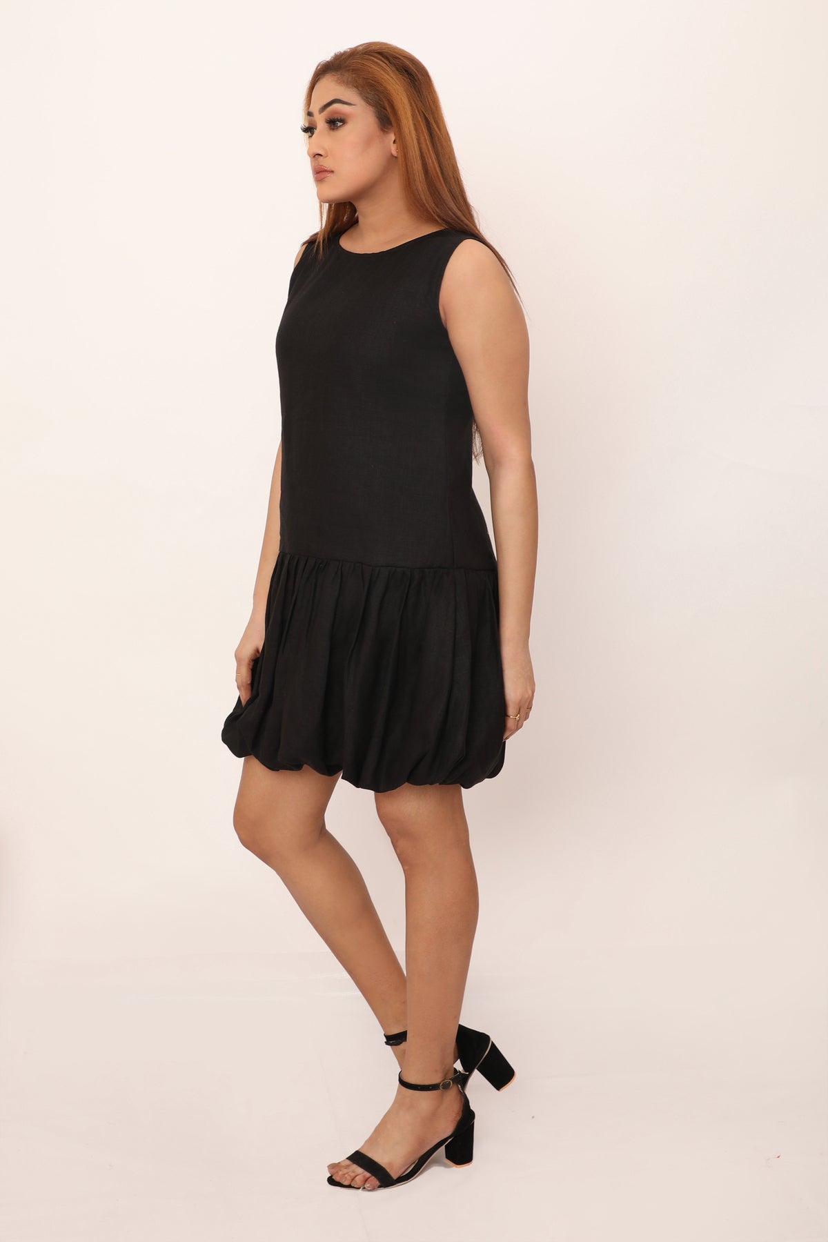Dahlia Dress Jet Black