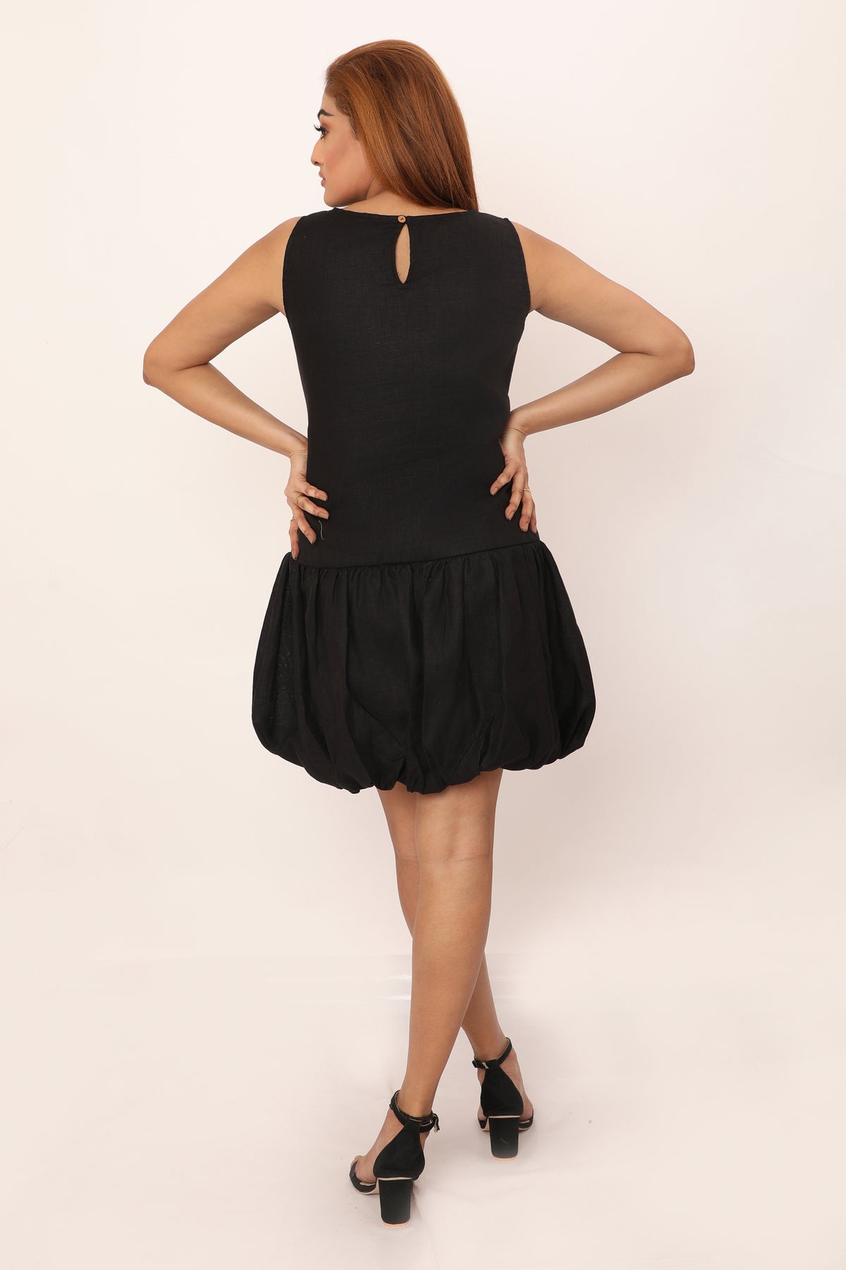 Dahlia Dress Jet Black
