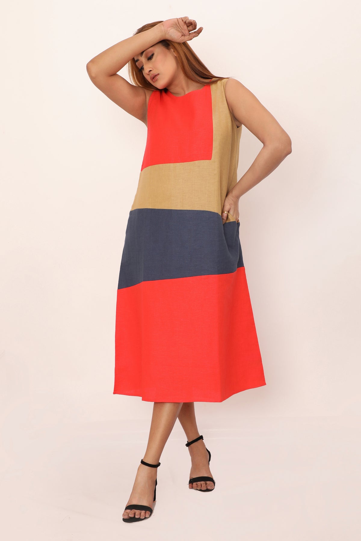 Vesper Dress Coral Blossom