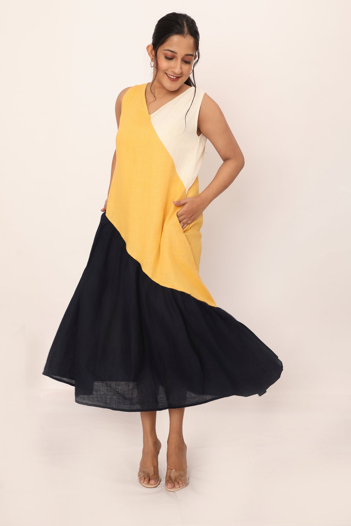 Juliette Dress Honey Mustard