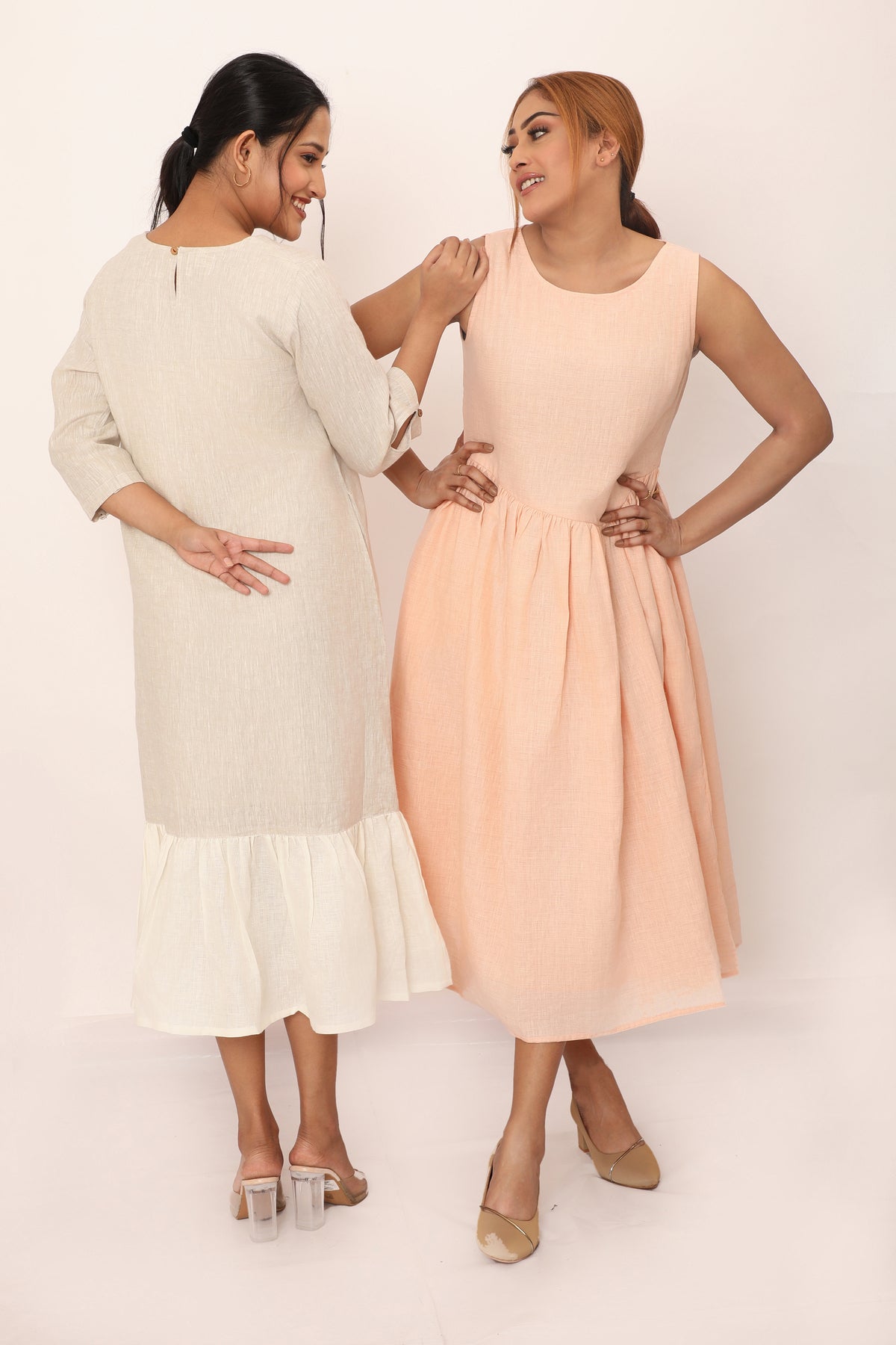 Nyla Dress Rose Peach