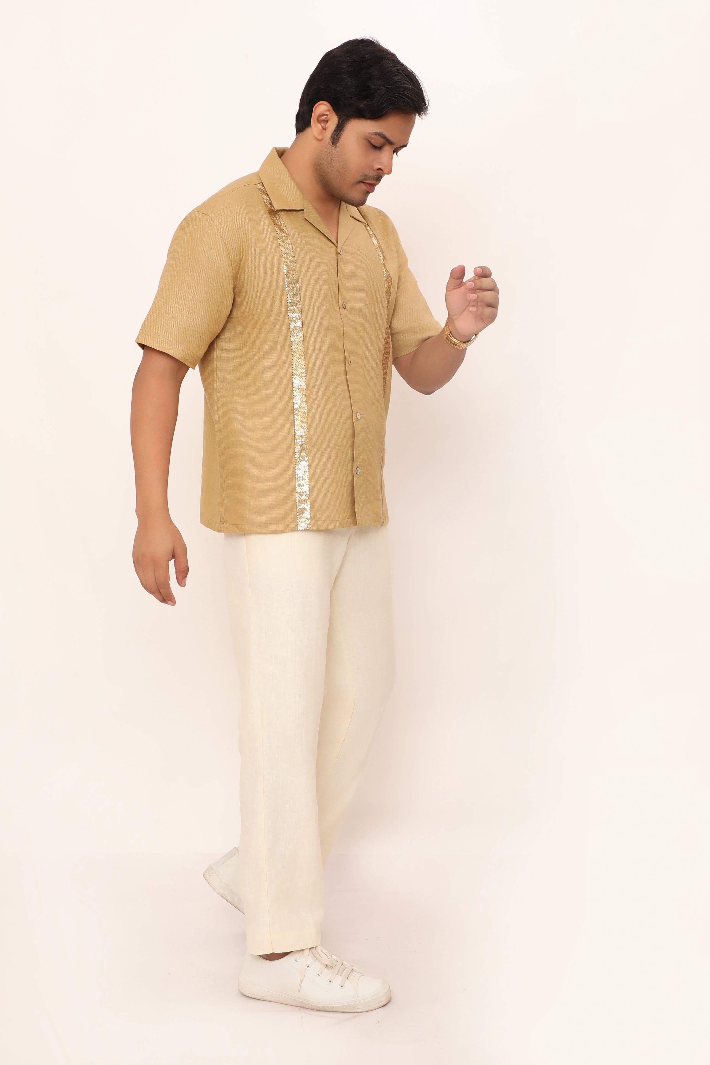 Jace Shirt Ecru Beige