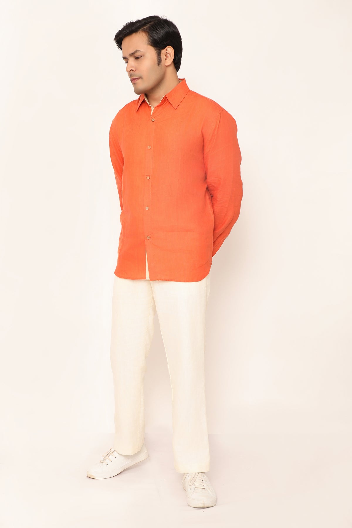 Axel Shirt Persimmon Orange