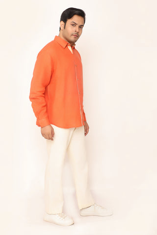 Axel Shirt Persimmon Orange