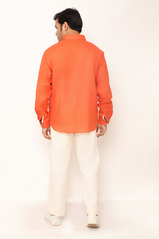 Axel Shirt Persimmon Orange