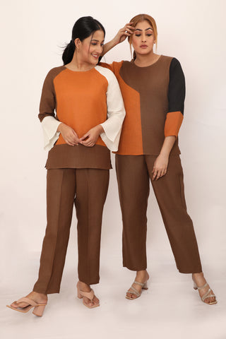 Solene Set Chikoo Brown