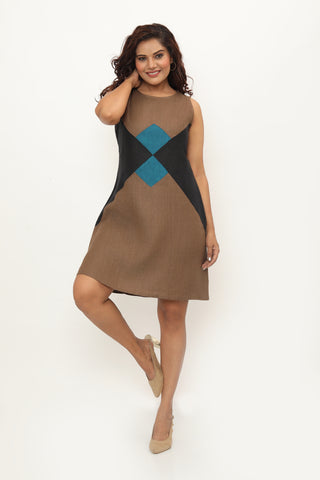 Catalina Dress Chikoo Brown