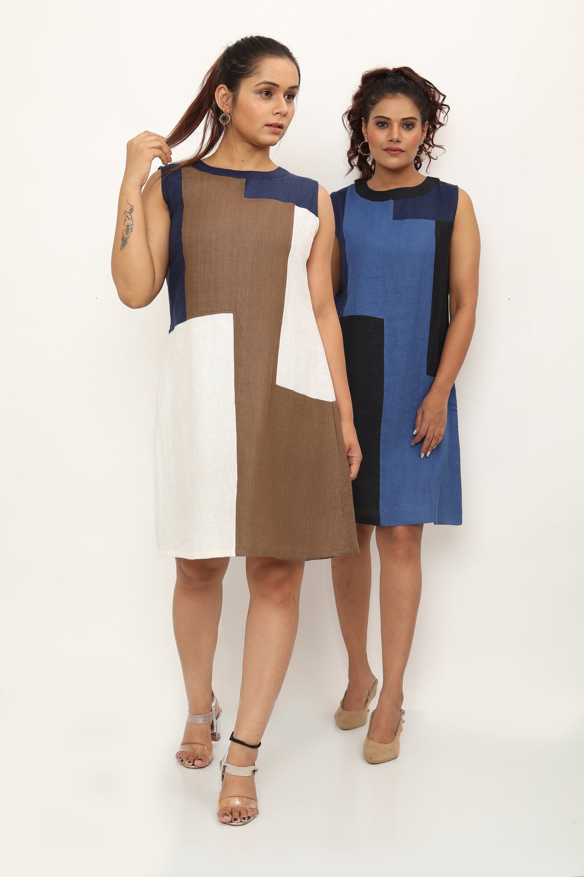 Topanga Dress Chikoo Brown