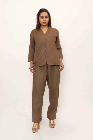 Figueroa Top Chikoo Brown