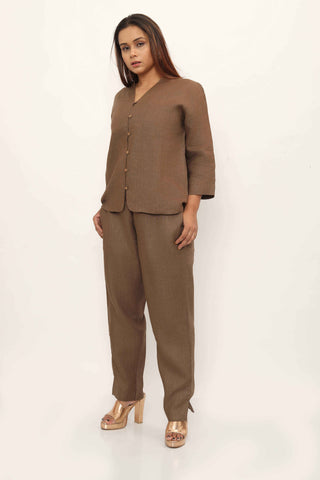 Figueroa Top Chikoo Brown