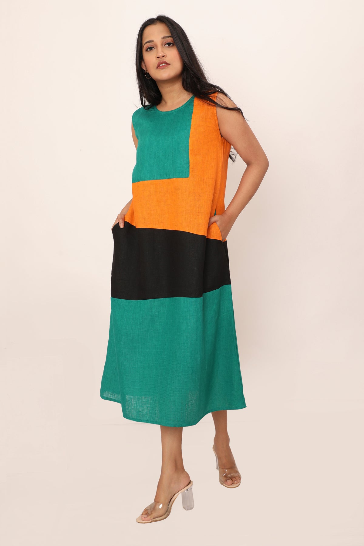 Vesper Dress Green Tea