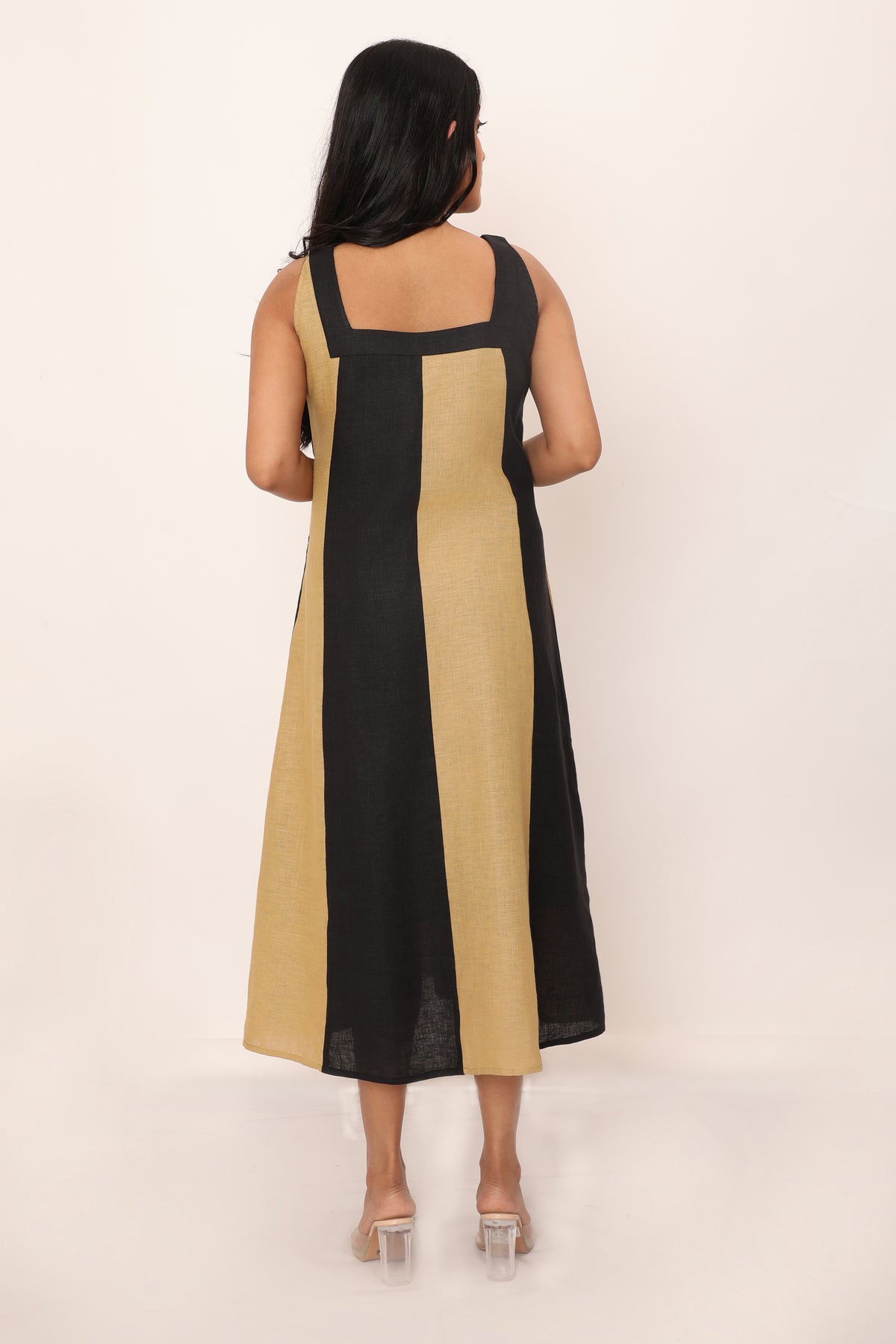 Aurora Dress Ecru Beige