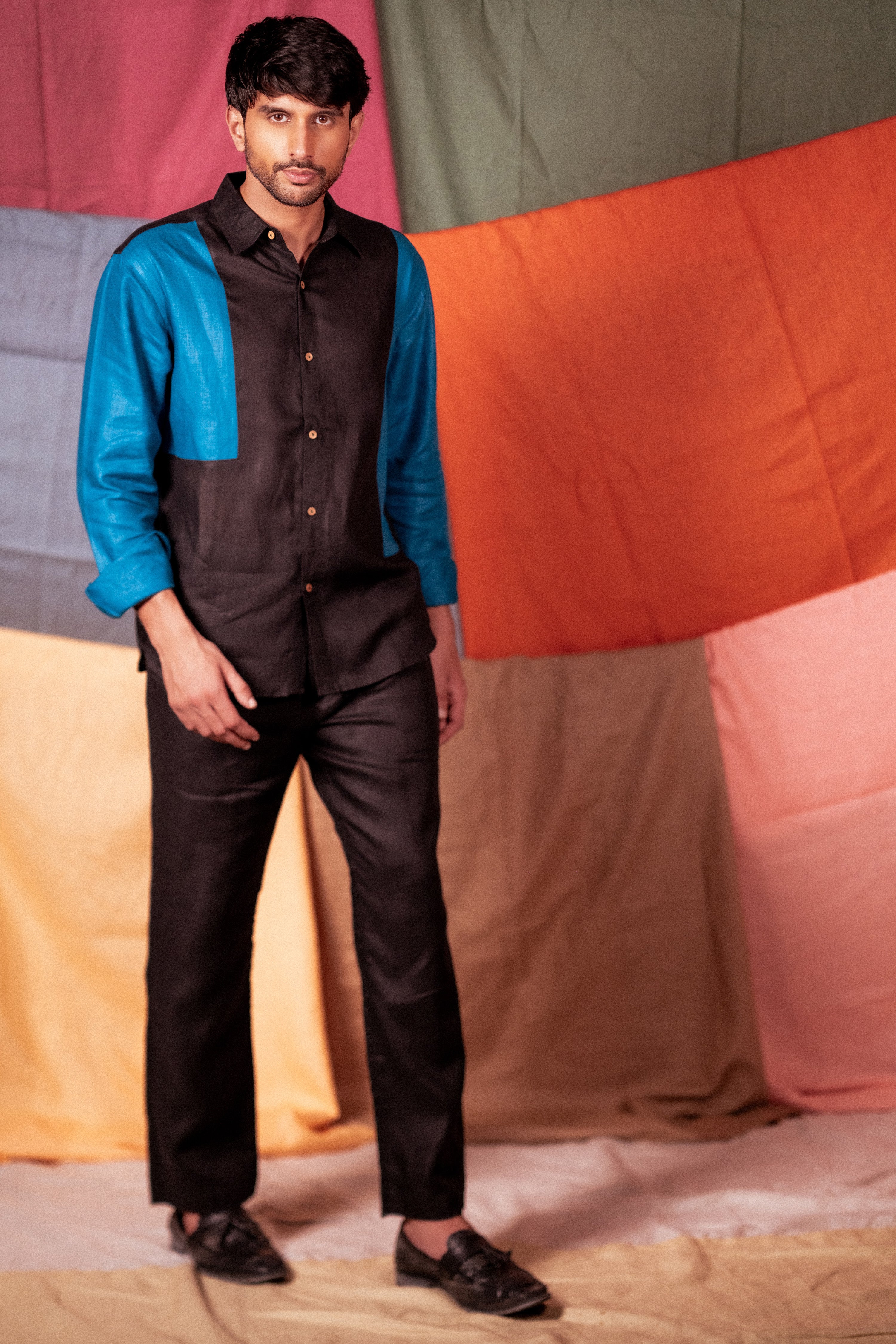Leo Shirt Jet Black