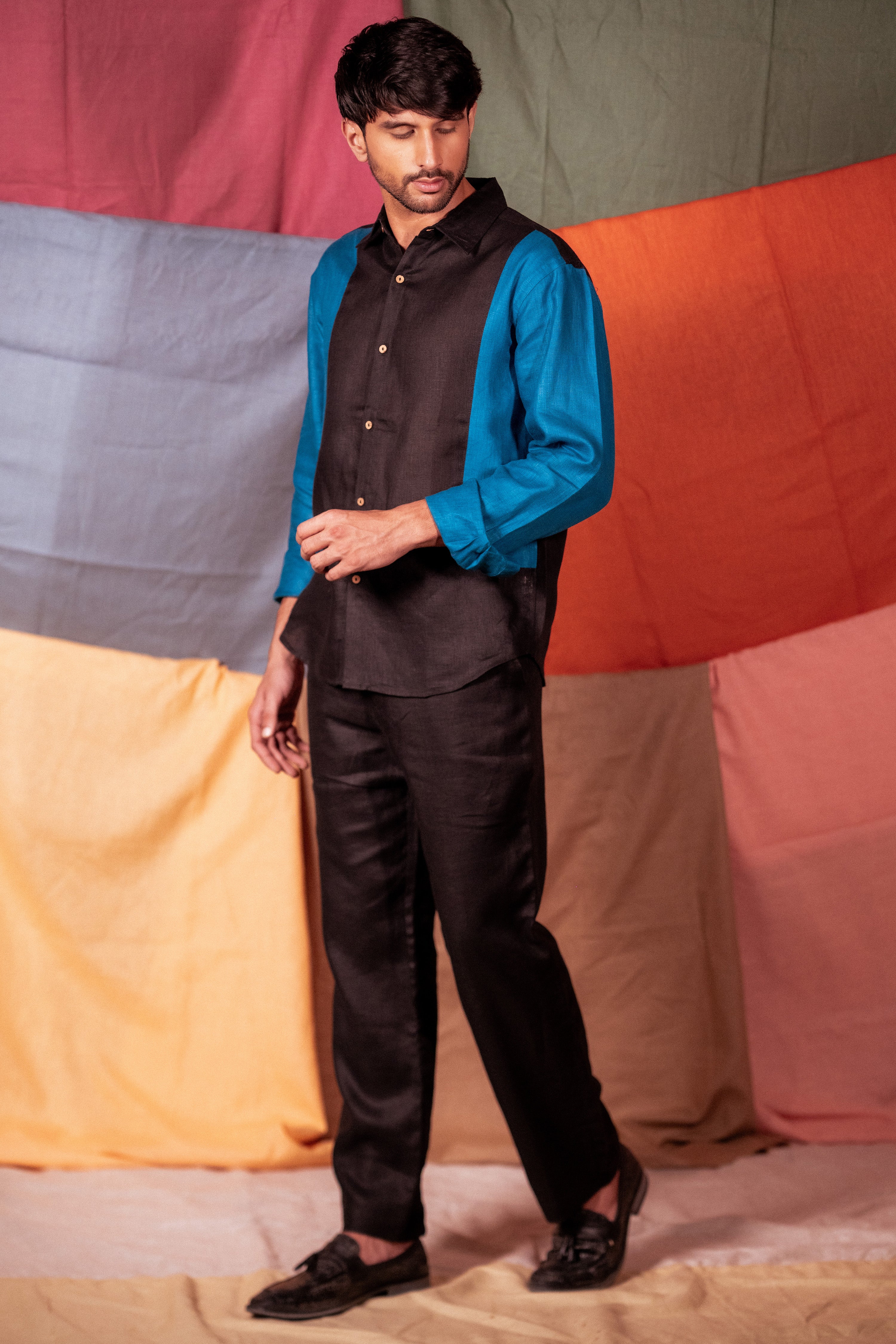 Leo Shirt Jet Black