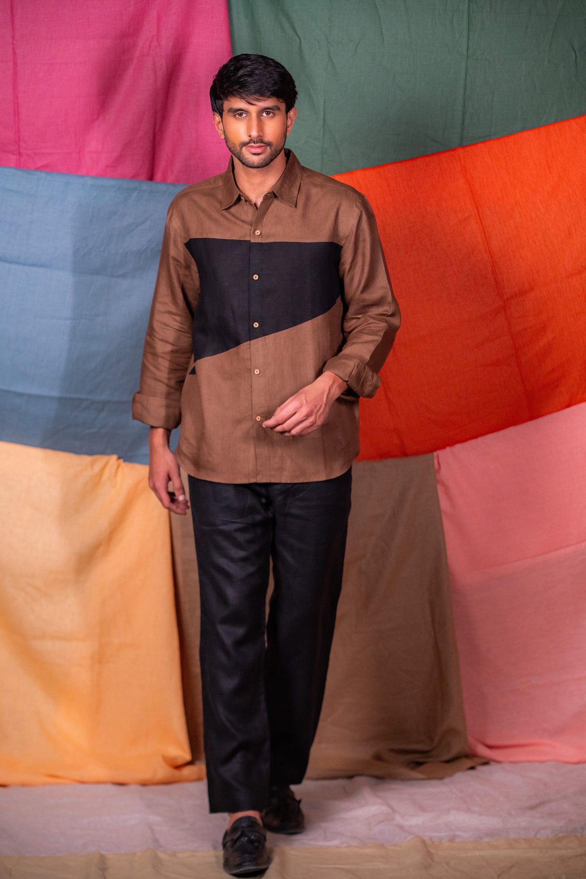 Rory Shirt Chikoo Brown