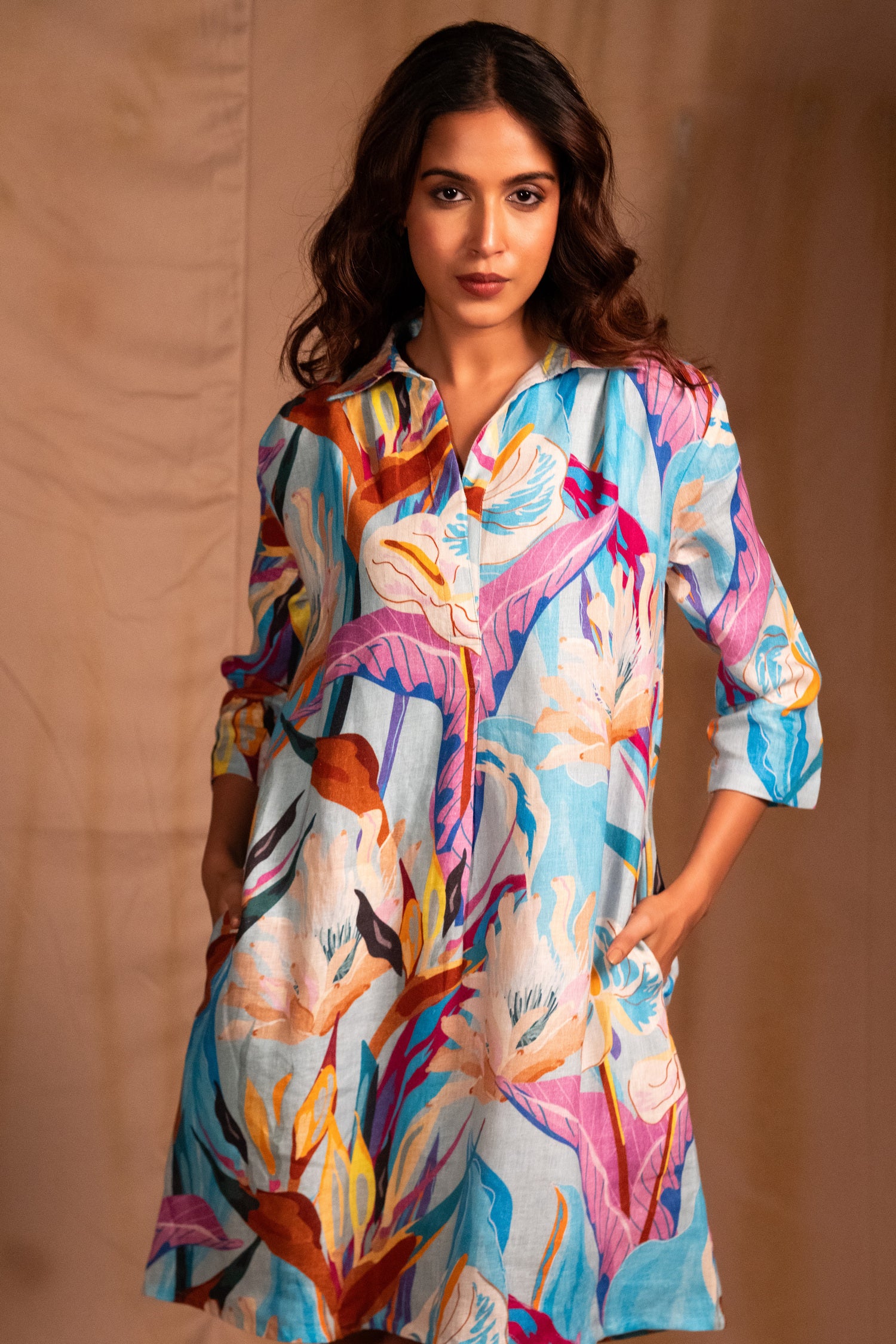 Iris Dress Ciel Blue