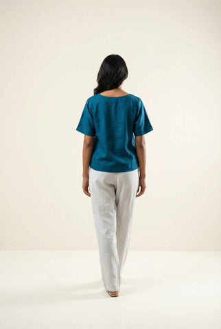 Magnolia Top Agave Teal