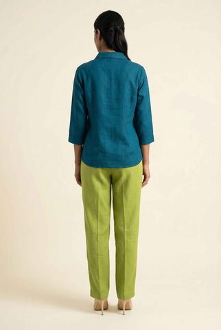 Zoey Shirt Agave Teal