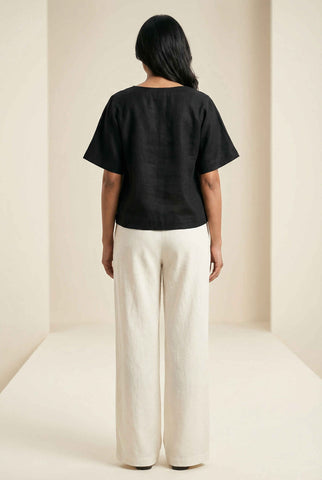 Magnolia Top Jet Black