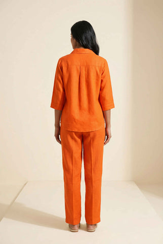 Zoey Shirt Juicy Tangerine