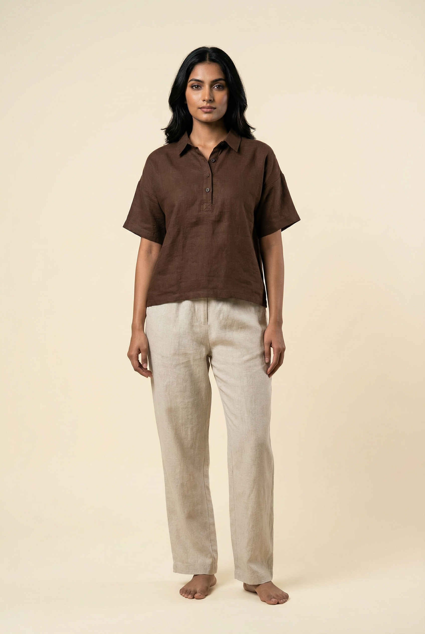 Fressica Polo Chikoo Brown