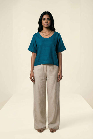 Magnolia Top Agave Teal