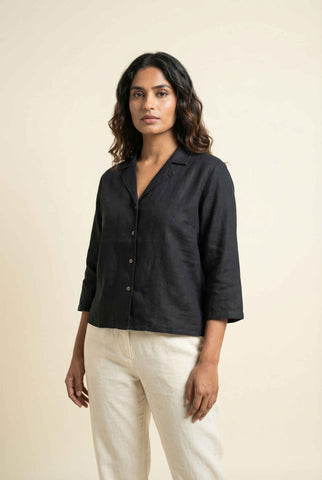 Laelia Shirt Jet Black