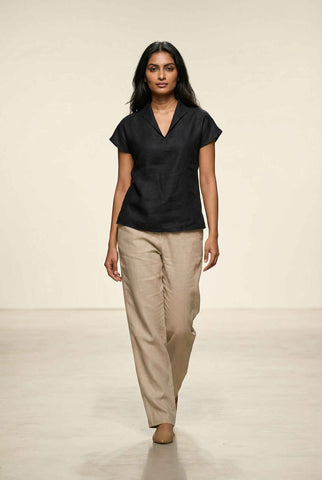 Maelis Top Jet Black