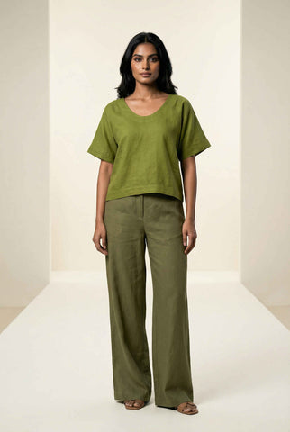 Magnolia Top Shamrock Green