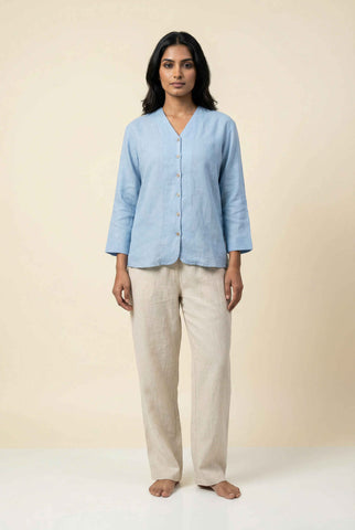 Figueroa Top Sky Blue