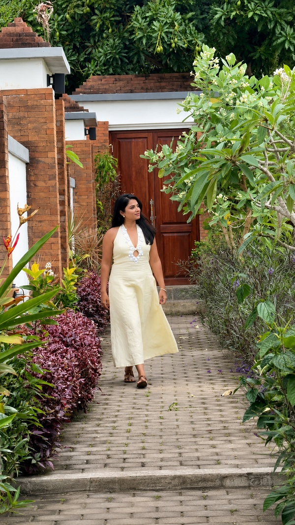 Samiha Dress Butter Yellow