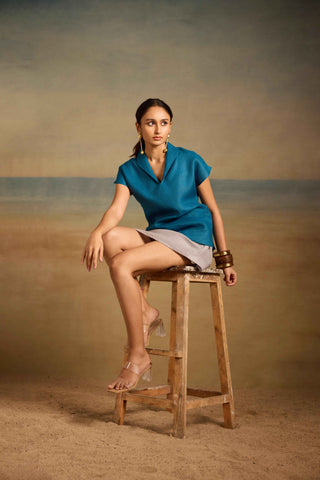 Maelis Top Agave Teal