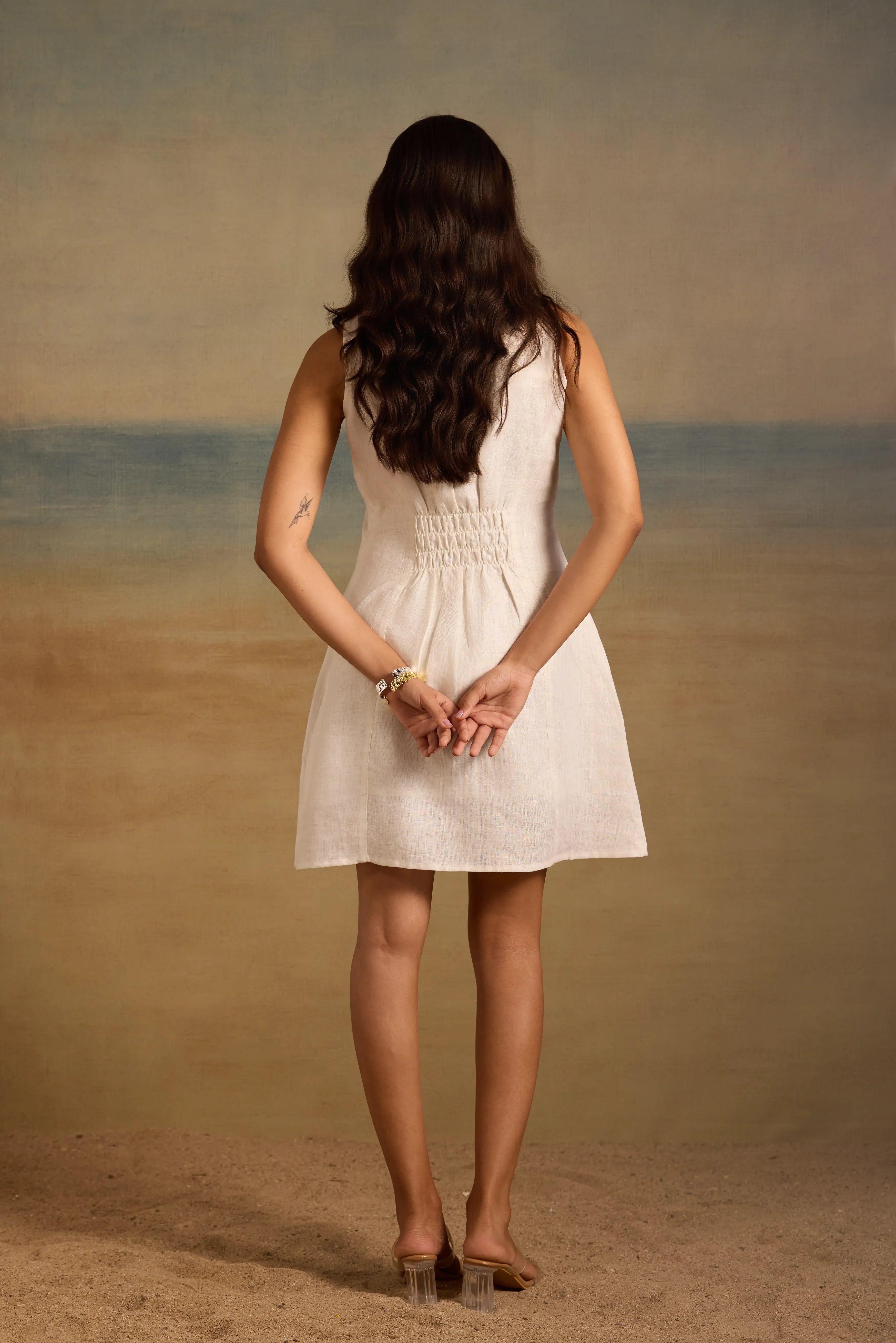 Nova Dress Whipped Cream