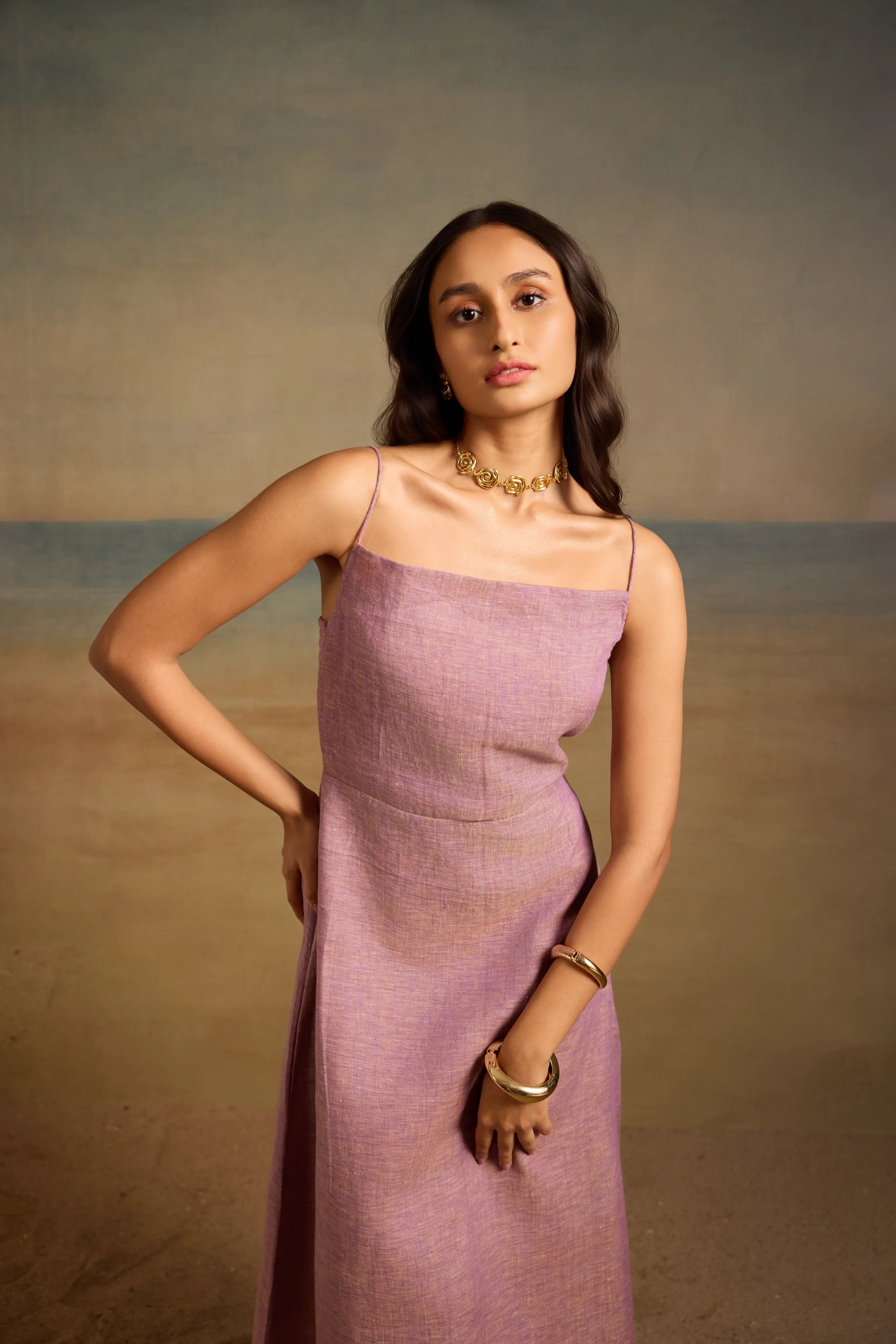 Esme Dress Sunwashed Lilac