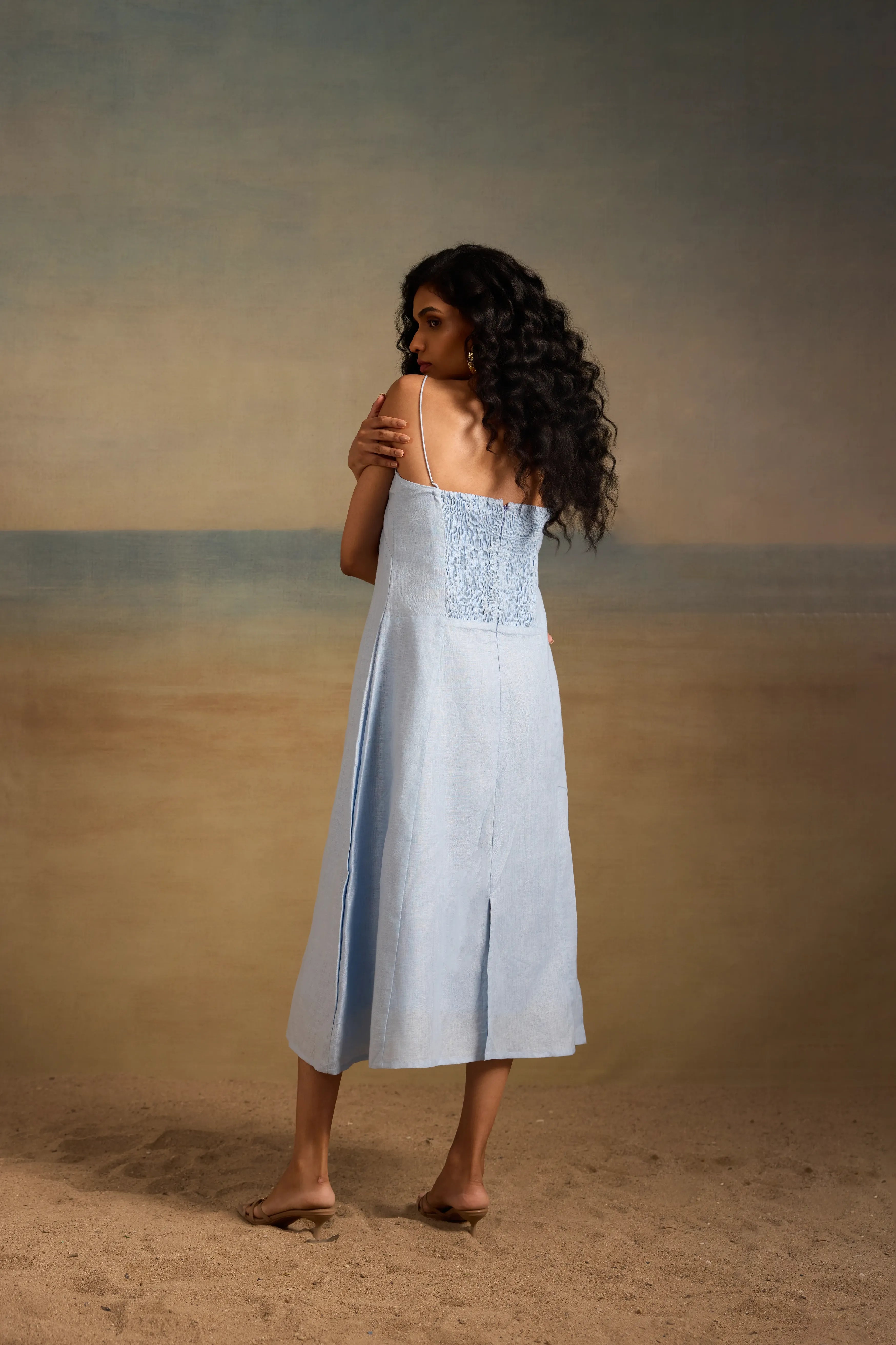Nessa Dress Sky Blue