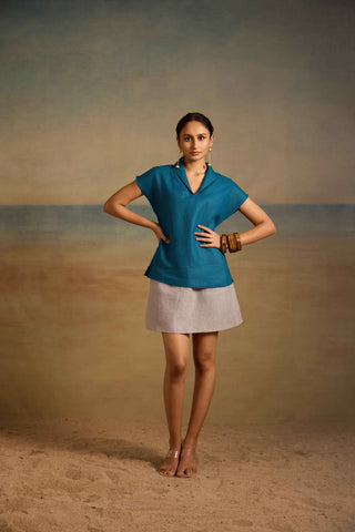 Maelis Top Agave Teal