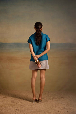 Maelis Top Agave Teal