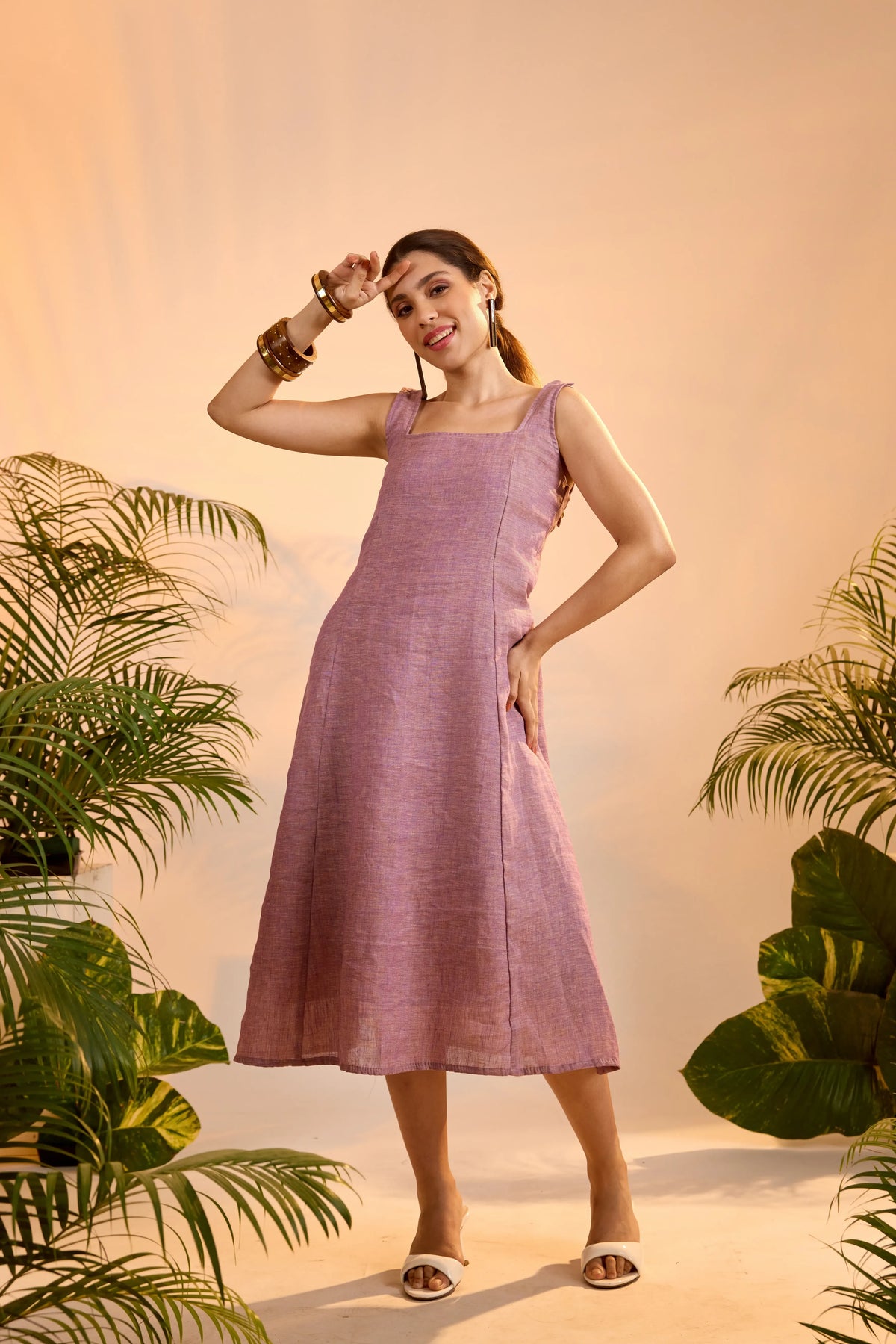 Mira Dress Sunwashed Lilac