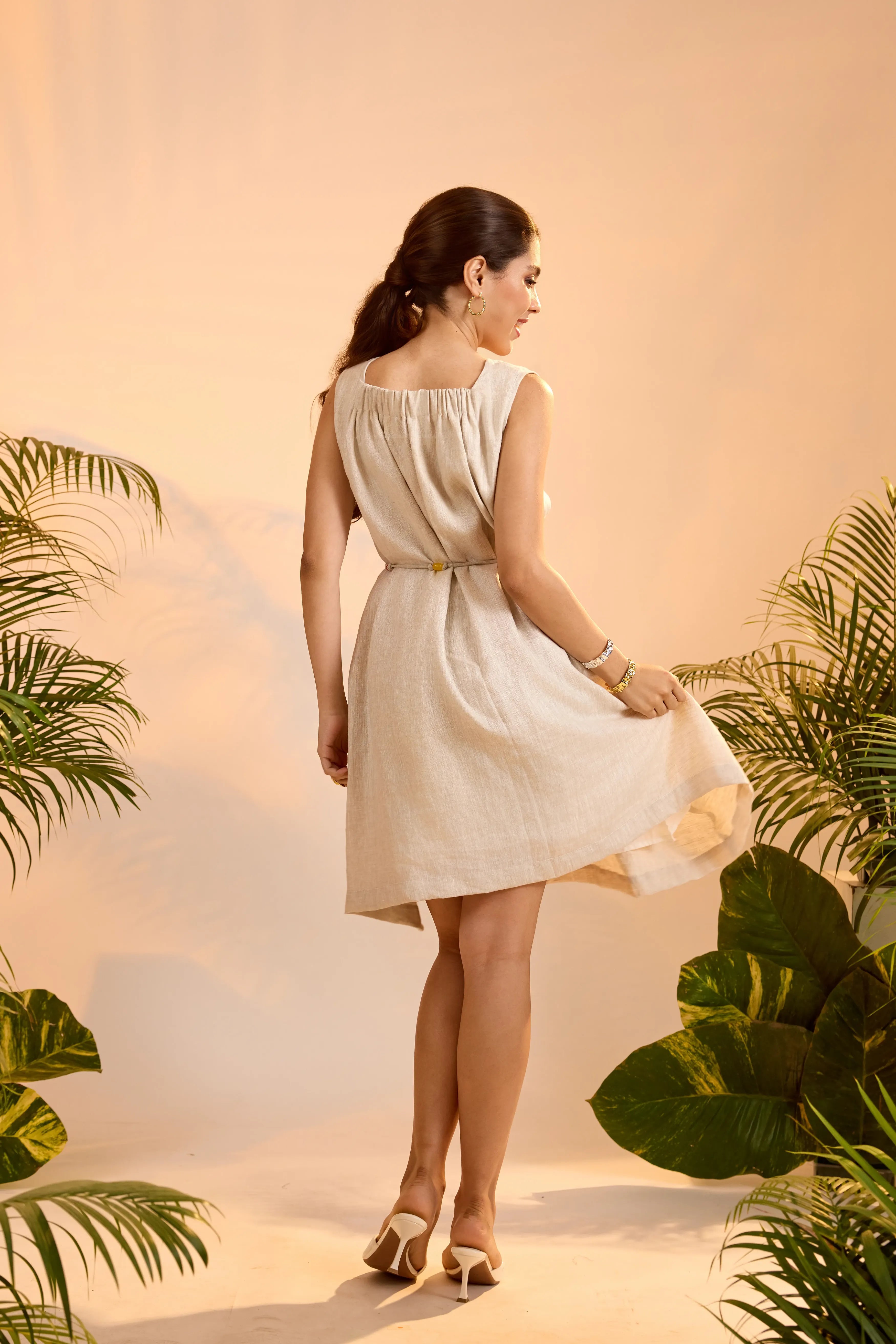 Elix Dress Natural Fil-A-Fil