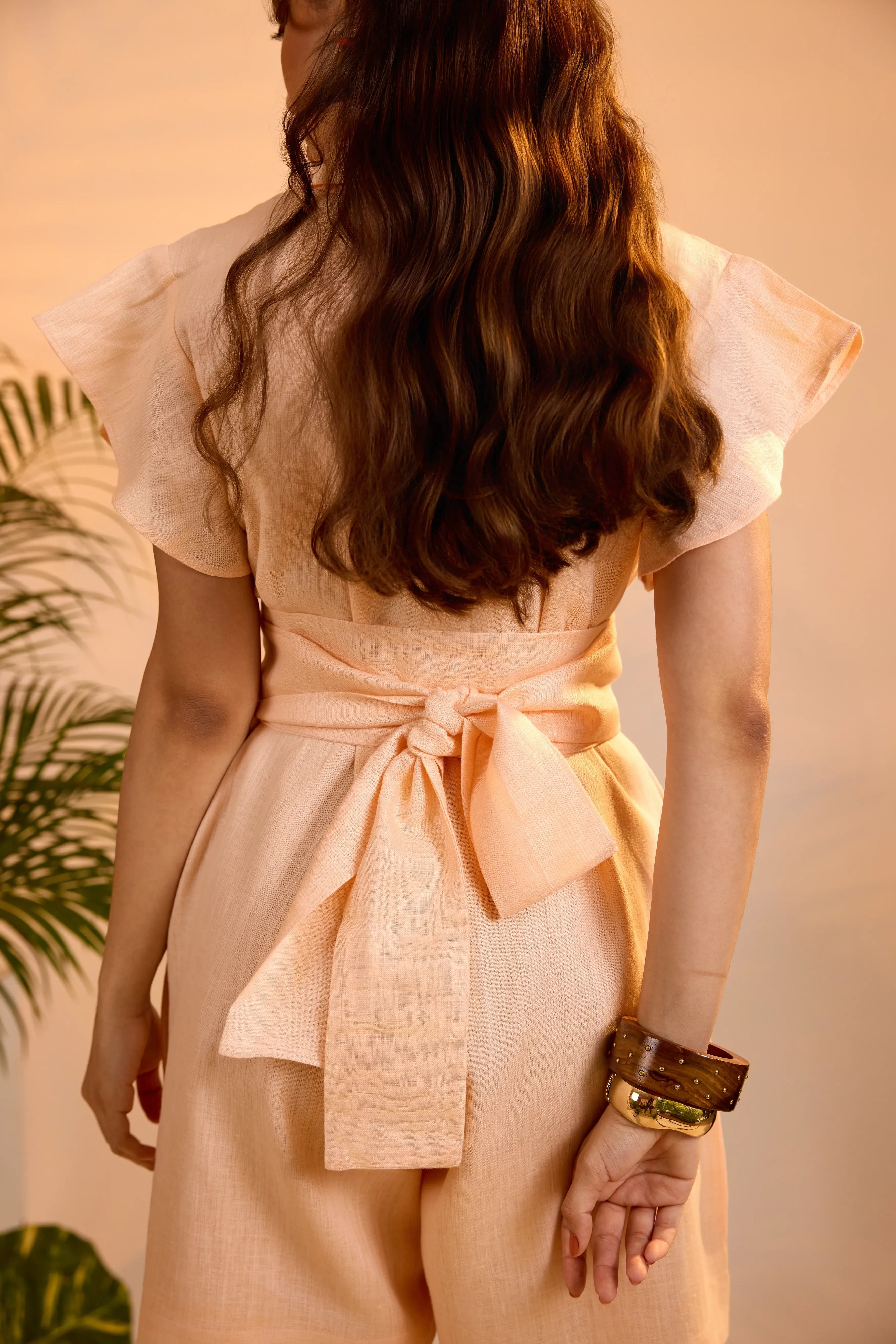 Juno Jumpsuit Rose Peach