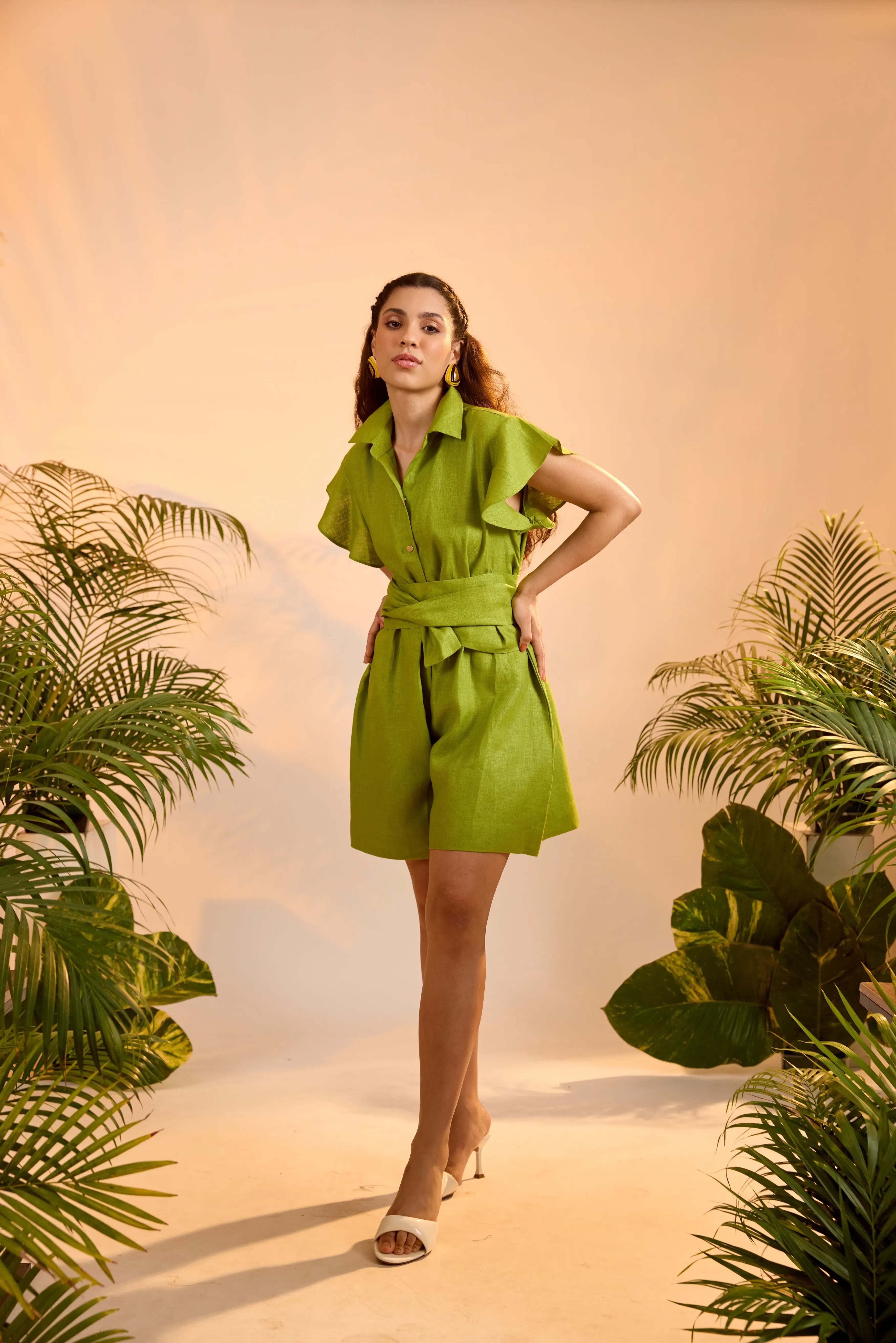 Juno Jumpsuit Shamrock Green