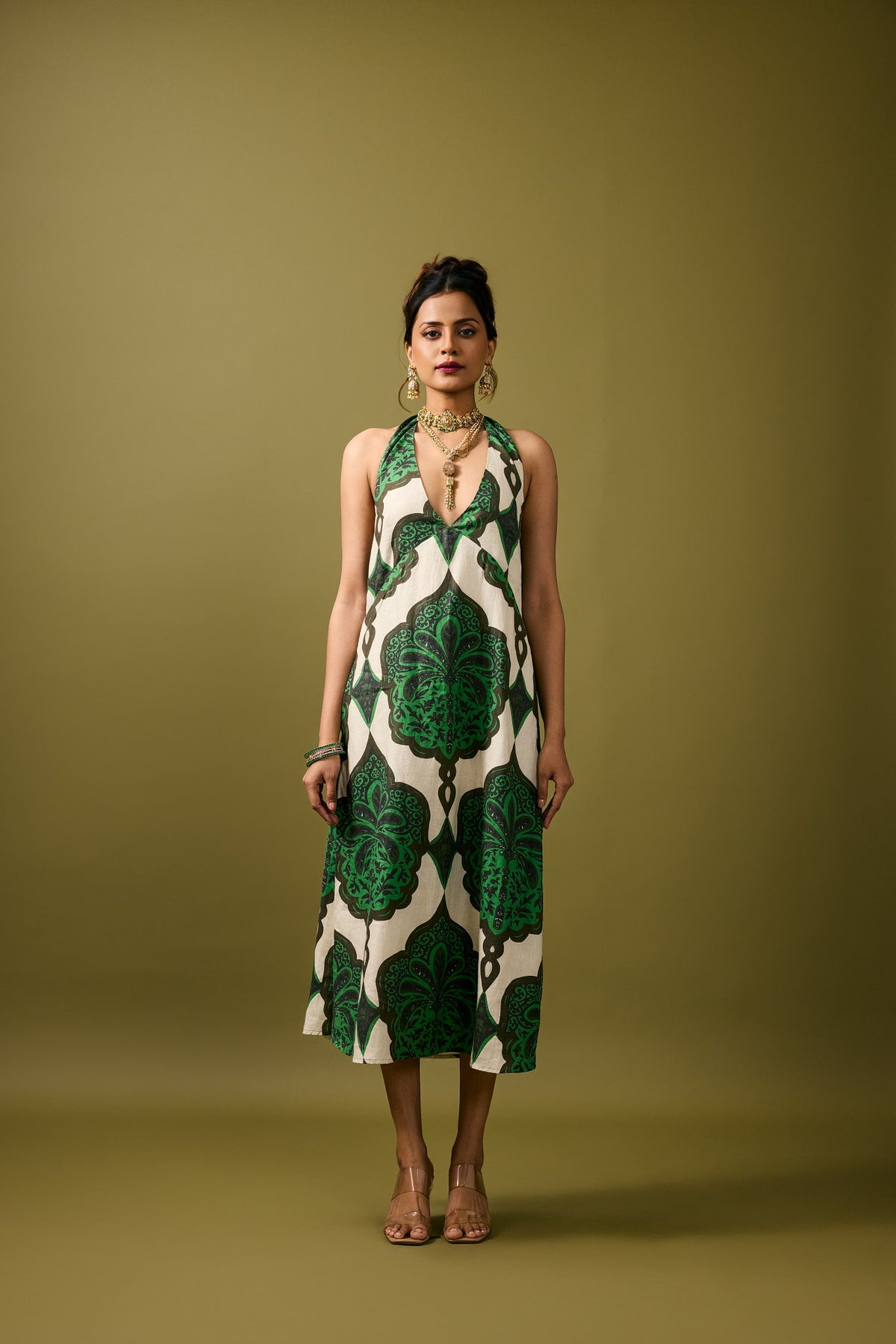 Divya Dress Sage