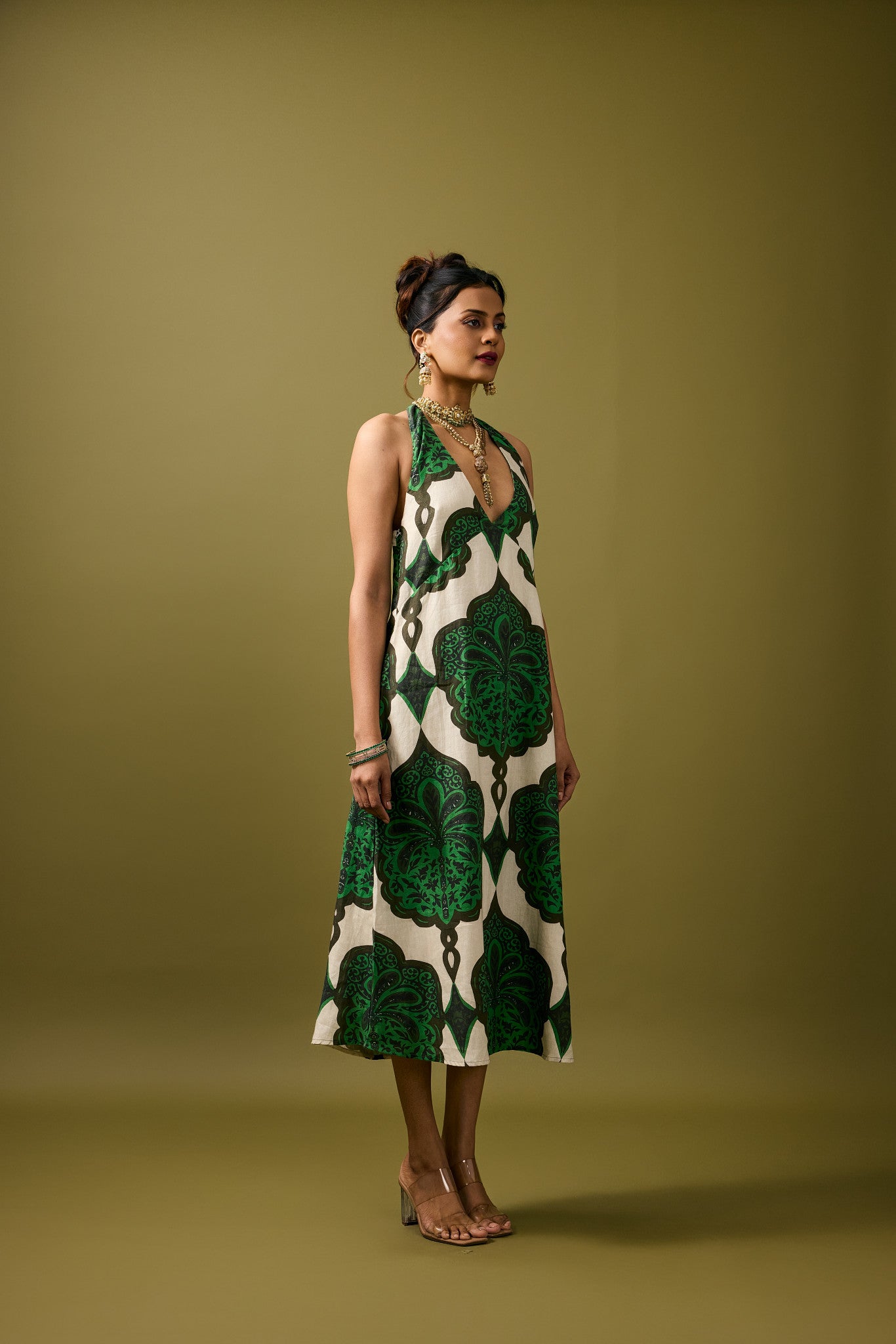 Divya Dress Sage